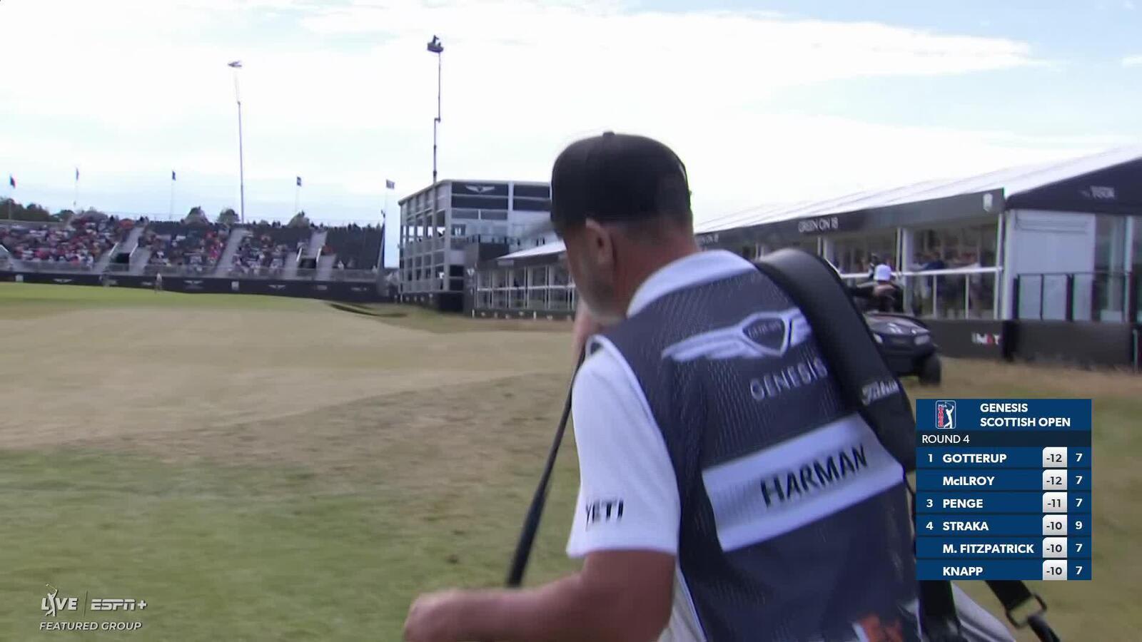 Brian Harman makes birdie on No. 5 at Genesis Scottish Open