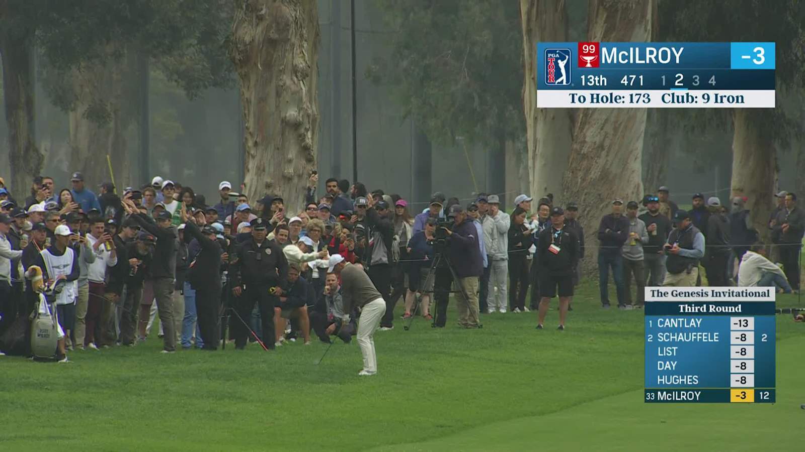 Rory McIlroy hits nice approach and birdies at Genesis