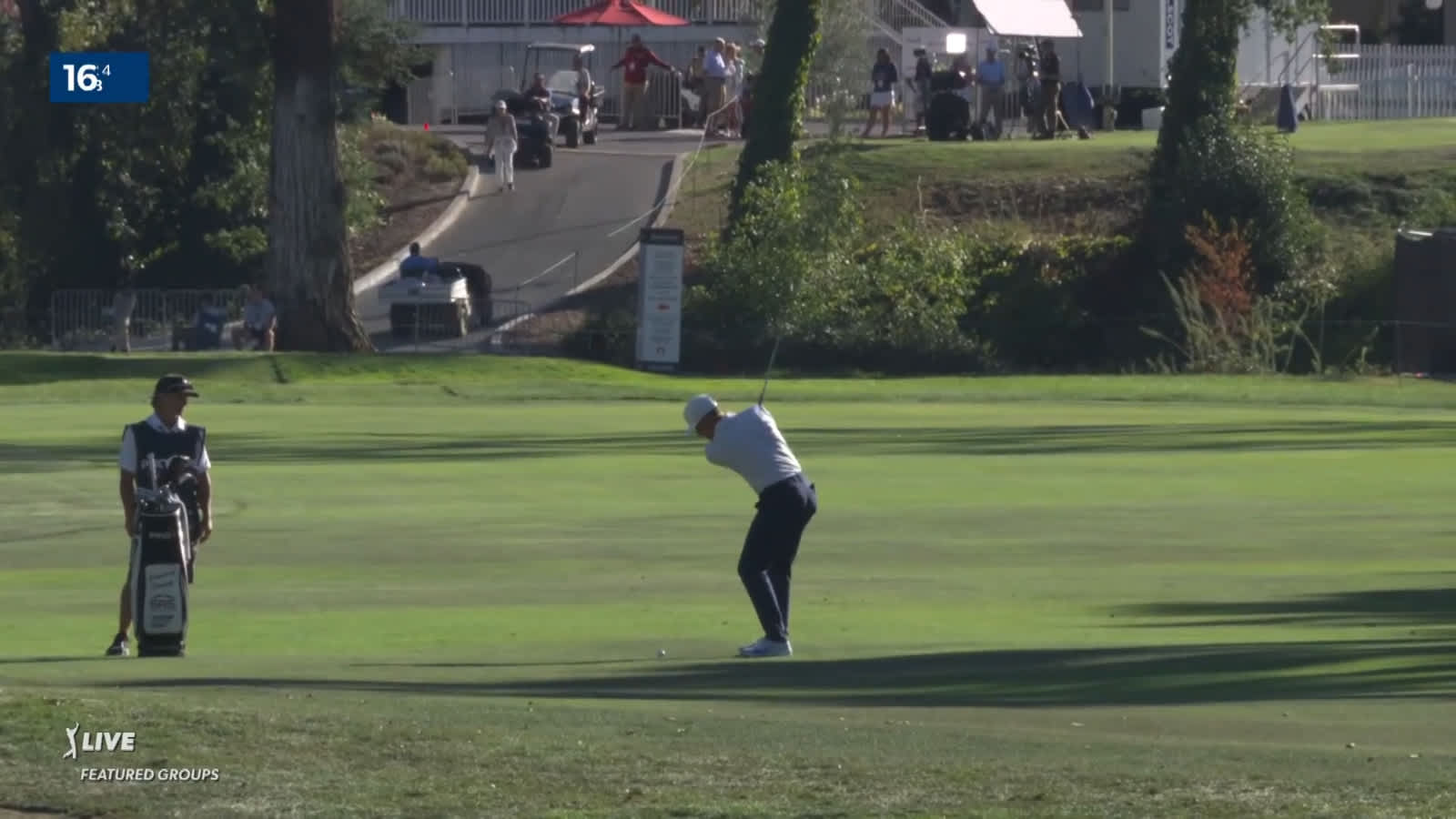 Cameron Champ hits approach tight to 1-foot and sets up birdie at Procore
