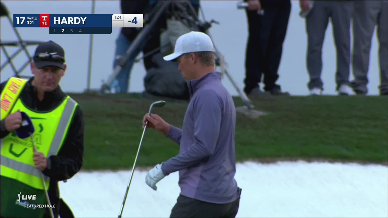 Nick Hardy makes birdie on No. 17 at WM Phoenix Open
