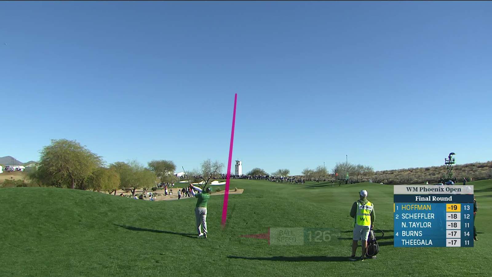 Charley Hoffman skies second from upslope and birdies at WM Phoenix Open