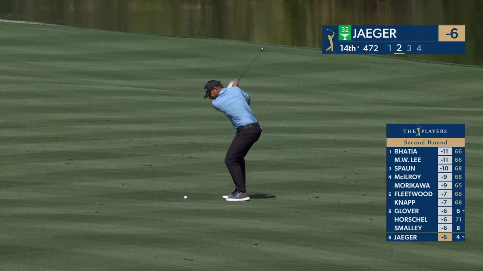 Stephan Jaeger's wonderful approach setting up birdie at THE PLAYERS