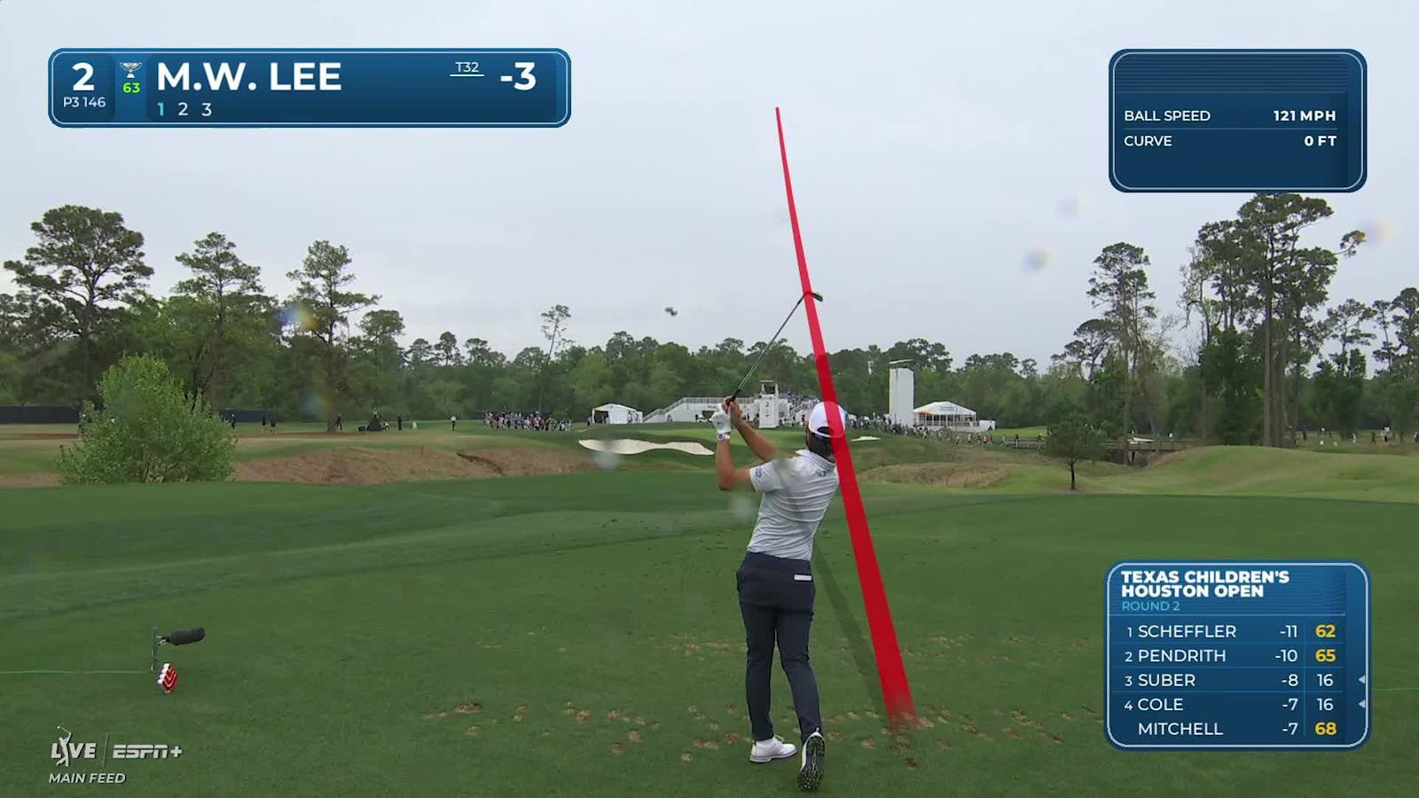 Min Woo Lee uses the slope to set up birdie at Houston Open