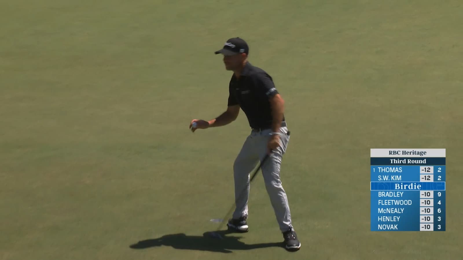 Brian Harman drips in putt for birdie at RBC Heritage