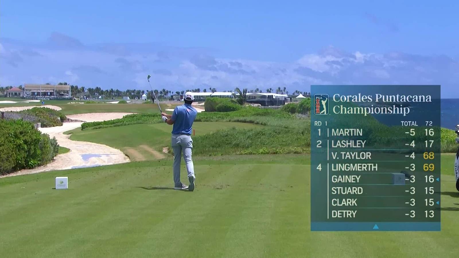 Ben Martin sticks tee shot to set up birdie at Corales Puntacana