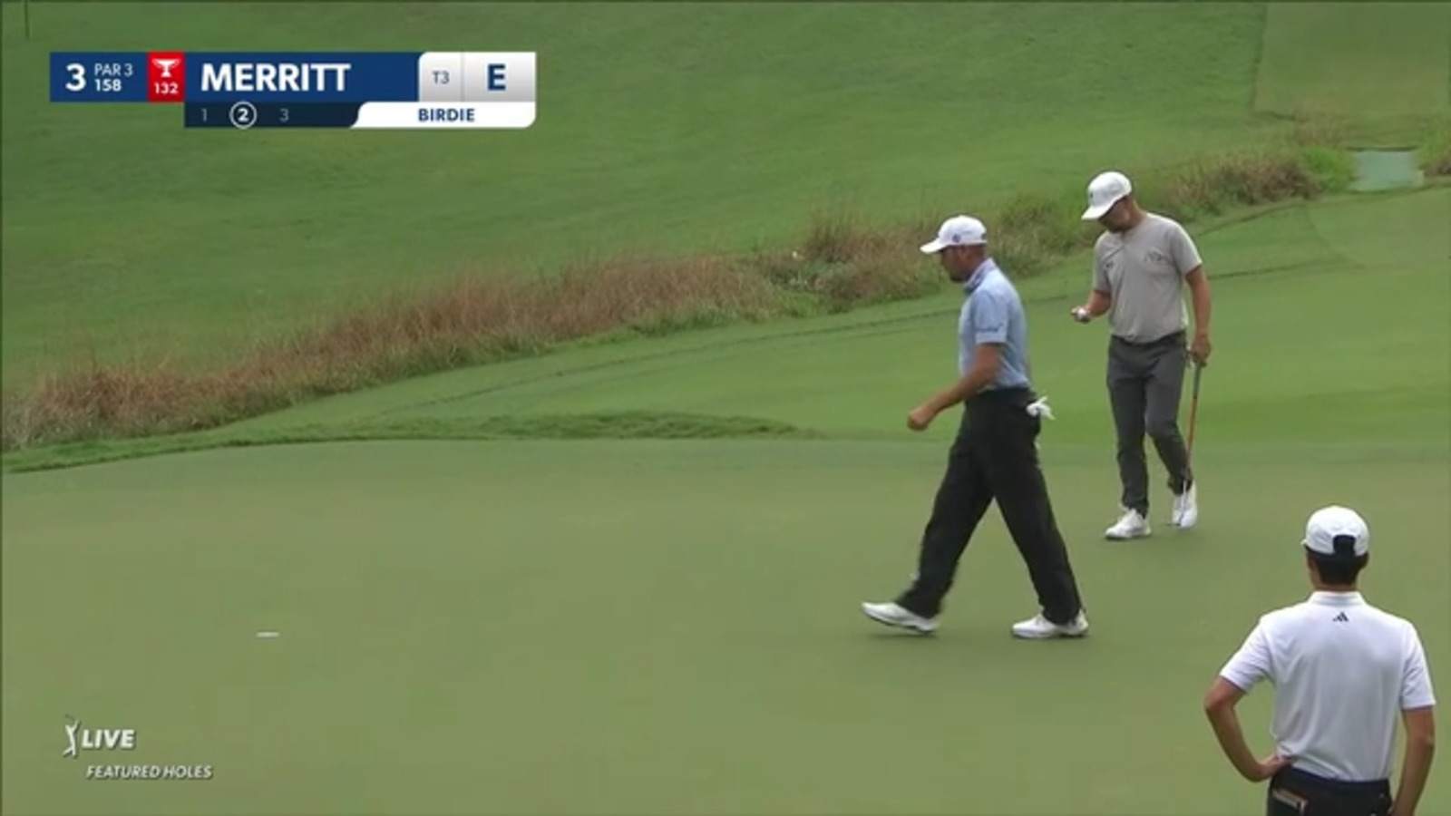 Troy Merritt drains 12-foot birdie at Wyndham