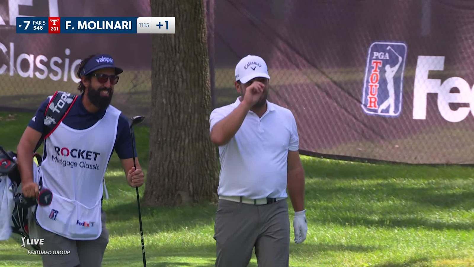 Francesco Molinari makes birdie on No. 7 at Rocket Mortgage