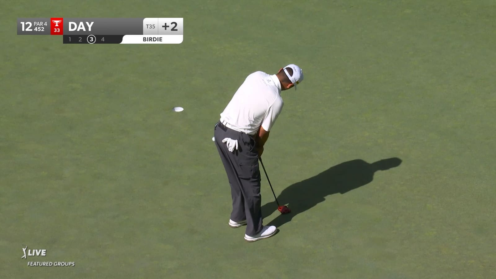 Jason Day slides in birdie putt at BMW Championship