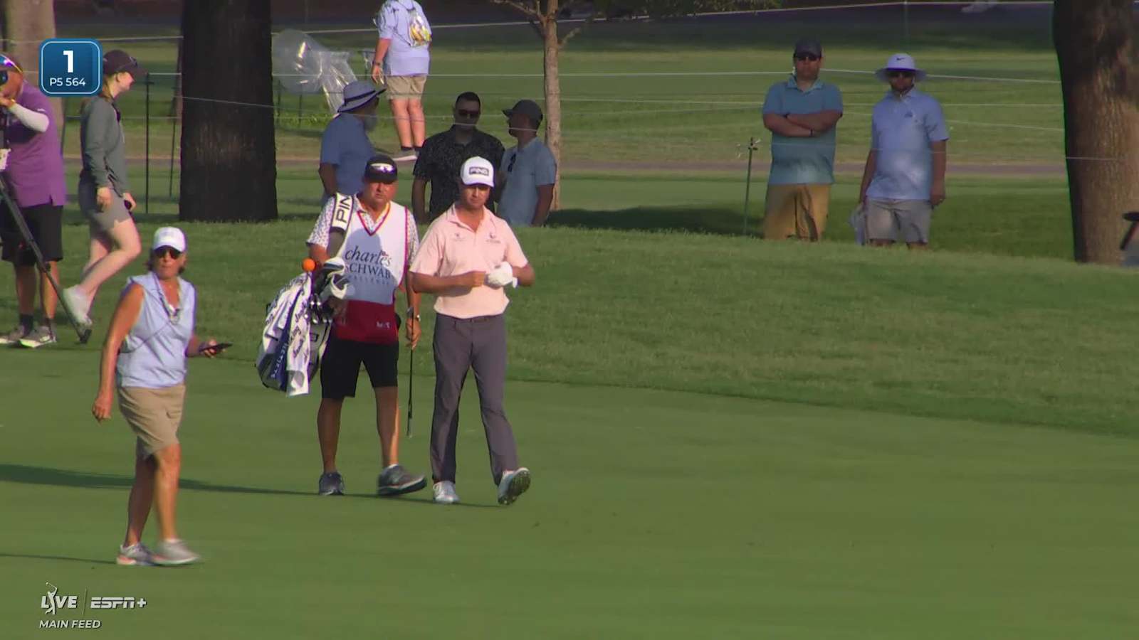Harris English makes birdie on No. 1 at Charles Schwab