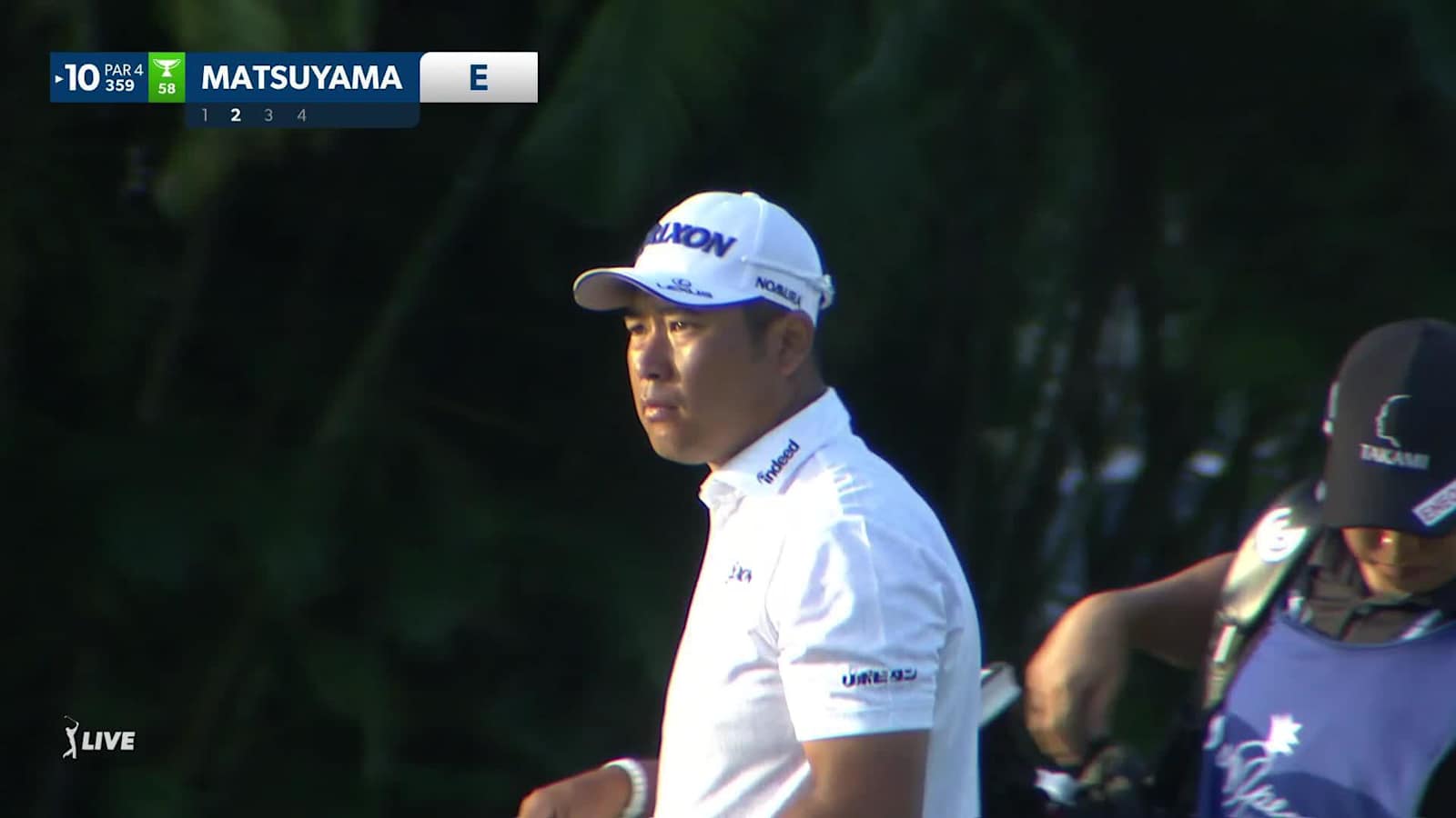 Hideki Matsuyama hits tight wedge and birdies at Sony Open