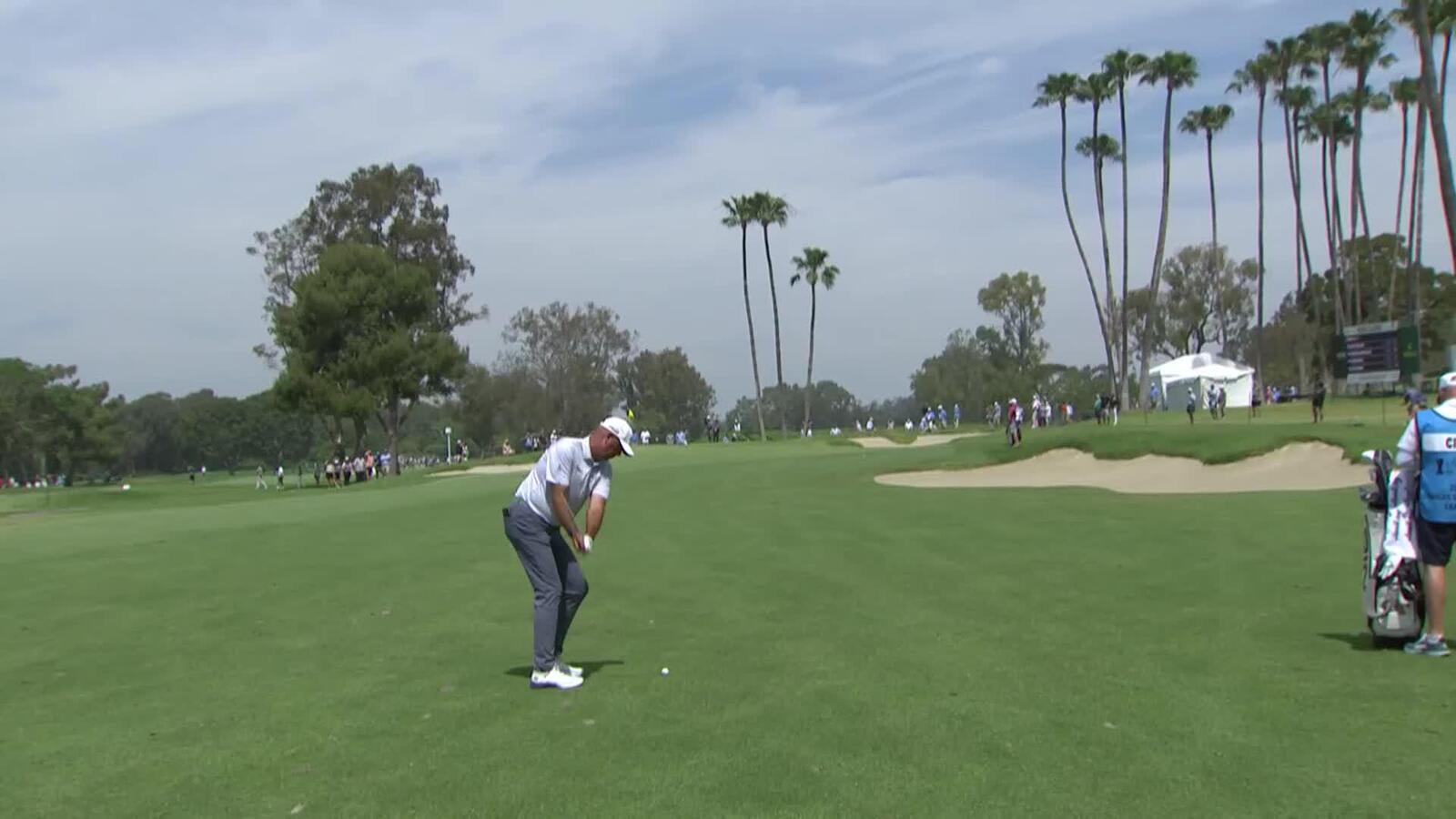 Stewart Cink makes birdie on No. 11 at Hoag Classic