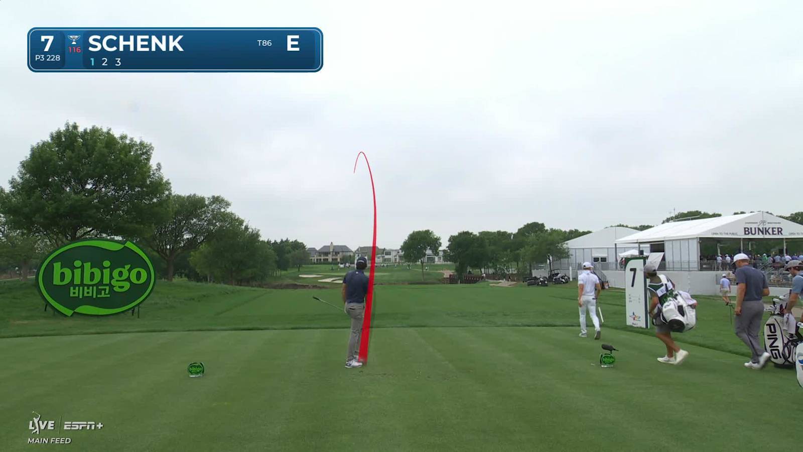 Adam Schenk makes birdie on No. 7 at THE CJ CUP