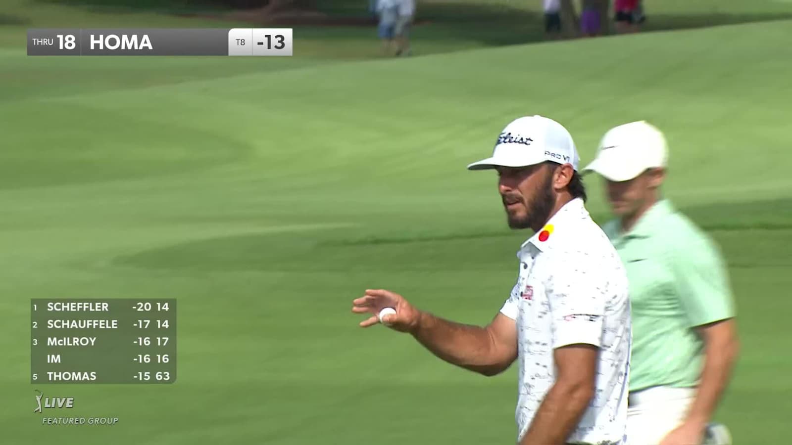 Max Homa escapes bunker and birdies at TOUR Championship