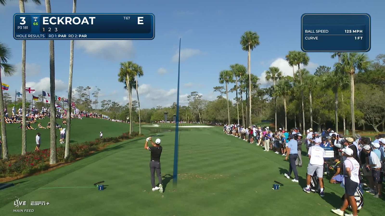 Austin Eckroat nearly aces leading to birdie at THE PLAYERS