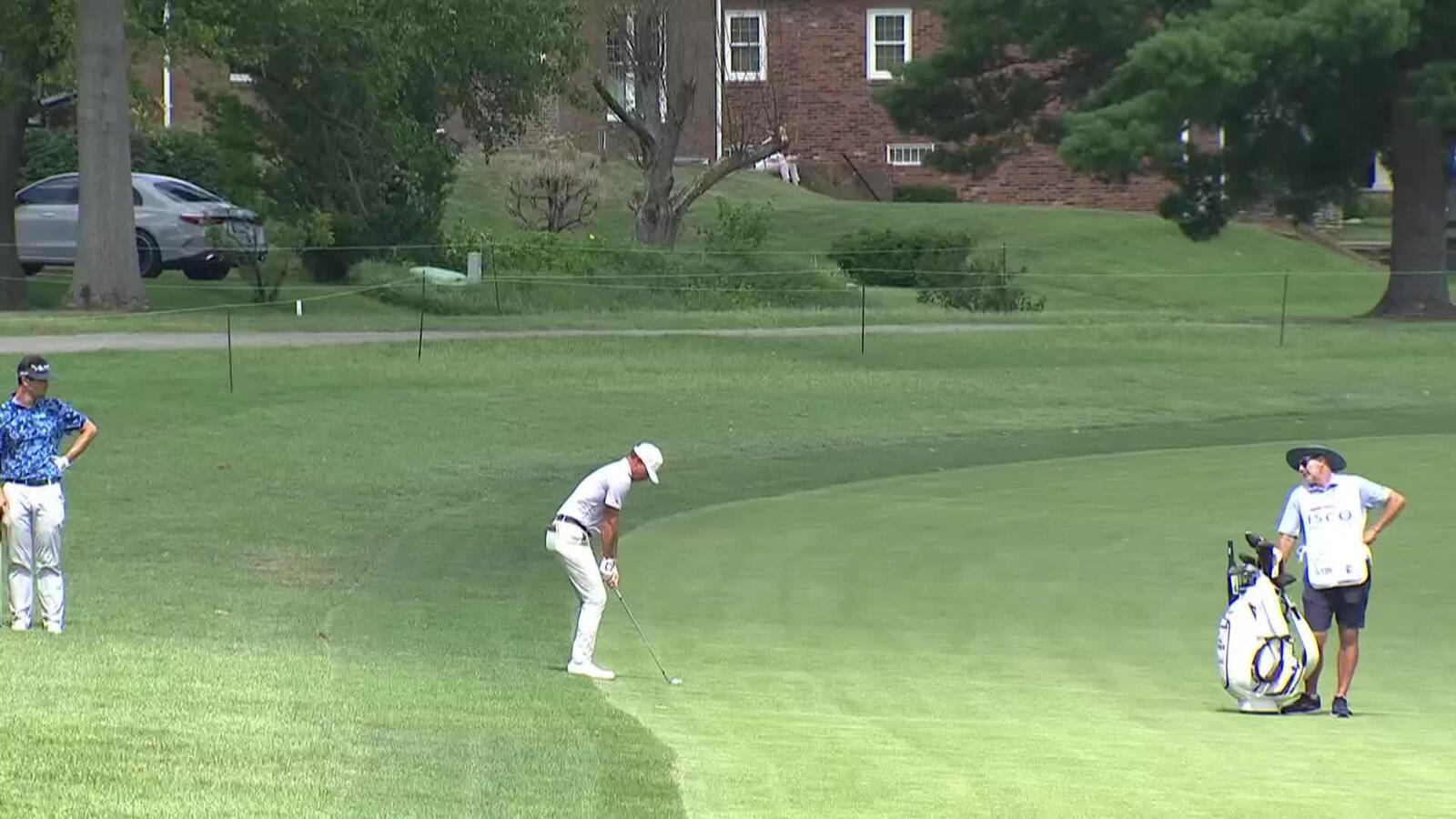 Paul Peterson makes birdie on No. 2 at ISCO Championship