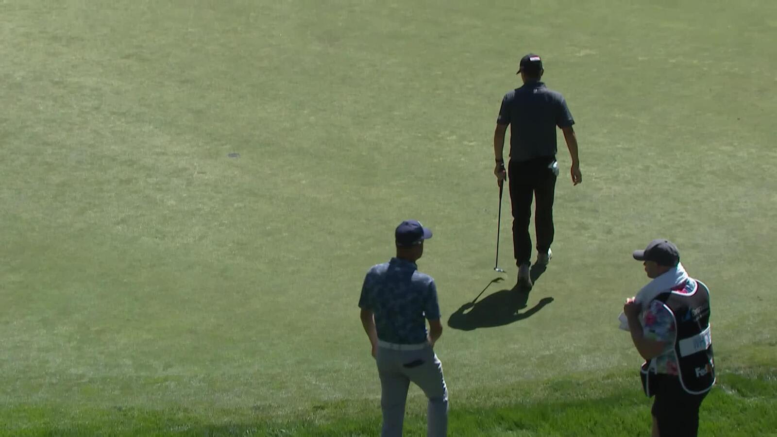 Jason Scrivener makes birdie on No. 11 at Barracuda