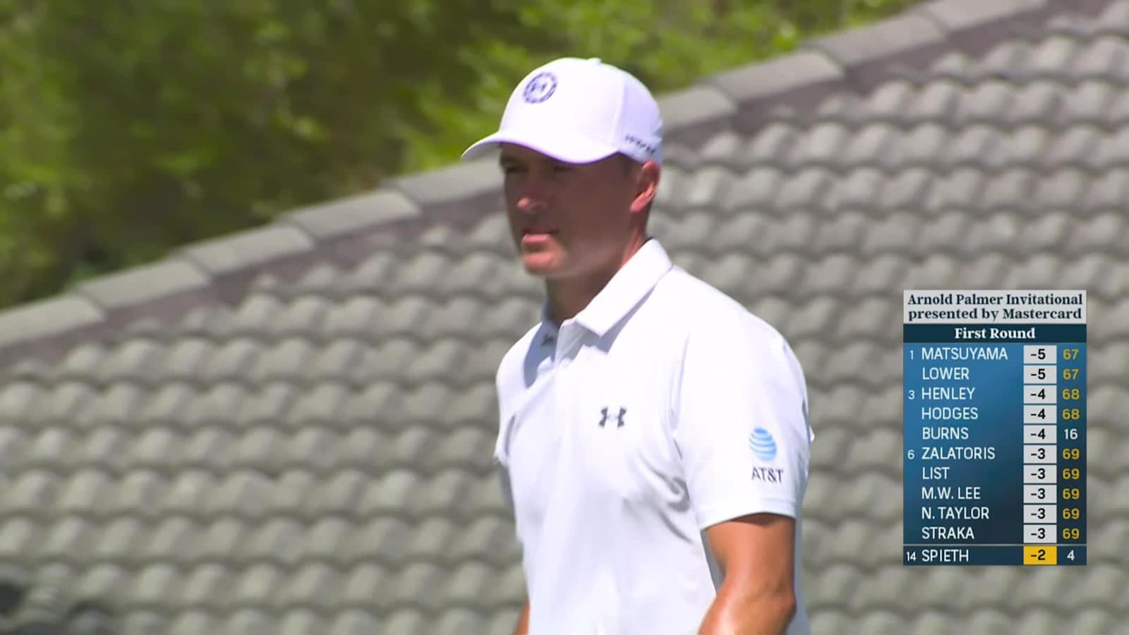 Jordan Spieth makes back-to-back birdies on No. 4 at Arnold Palmer