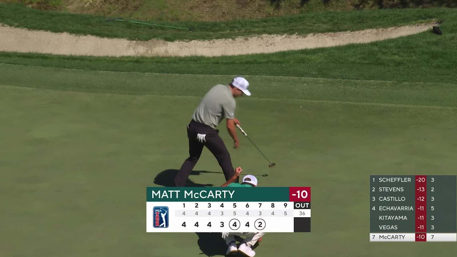 Matt McCarty makes birdie on No. 7 at THE CJ CUP