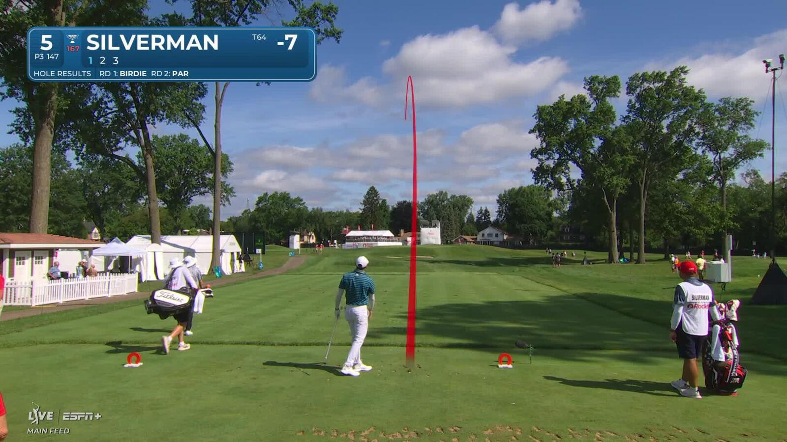 Ben Silverman makes birdie on No. 5 at Rocket Classic