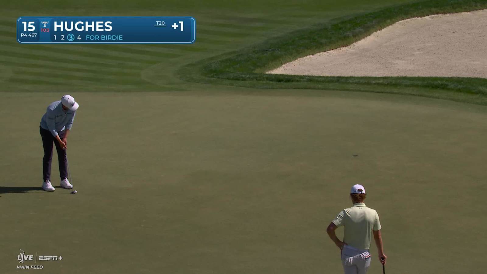 Mackenzie Hughes makes 17-foot birdie putt at Arnold Palmer Invitational