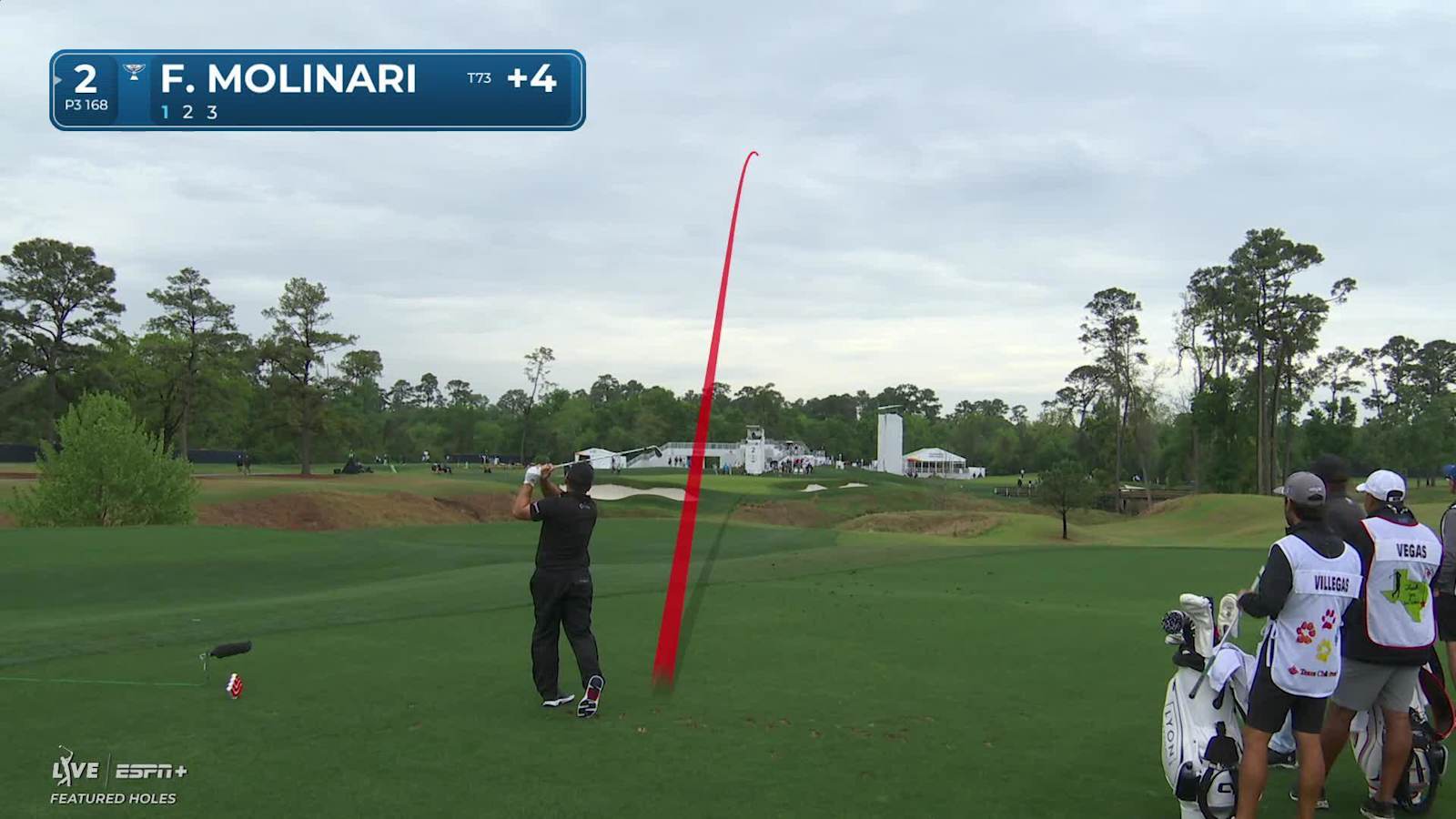 Francesco Molinari nearly hoops it to set up birdie at Houston Open