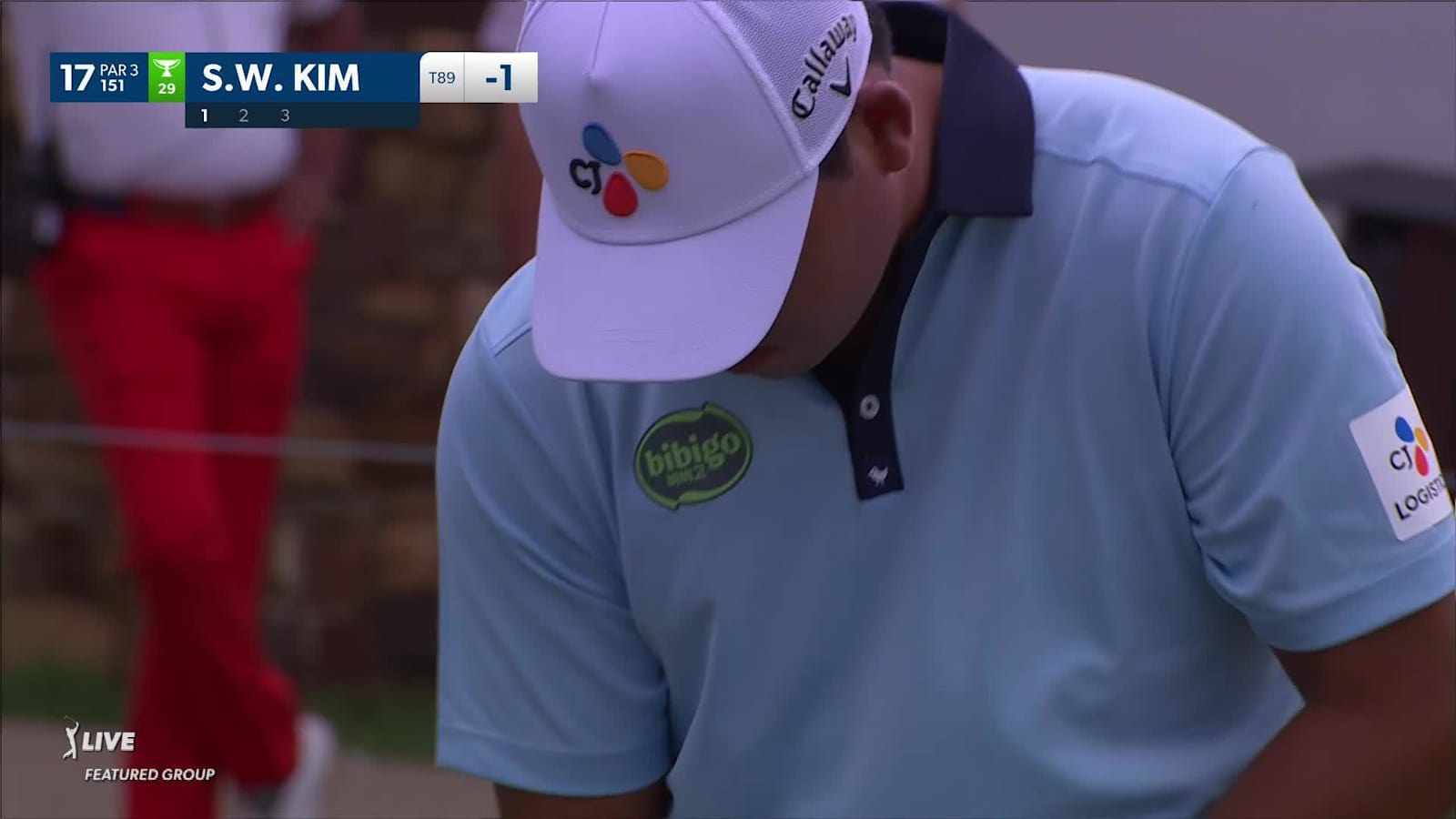 Si Woo Kim rolls in 13-foot birdie putt at CJ CUP Byron Nelson