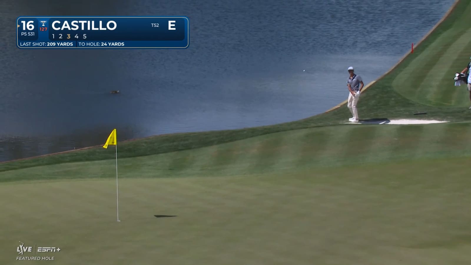 Ricky Castillo gets up-and-down from rough for birdie at THE PLAYERS