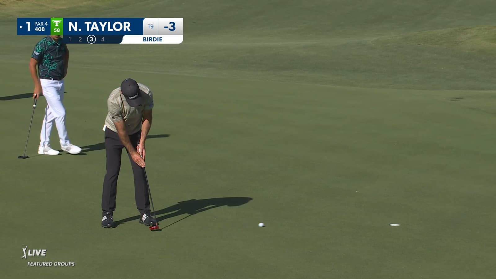 Nick Taylor's approach to 8 feet yields birdie at Shriners Children's Open