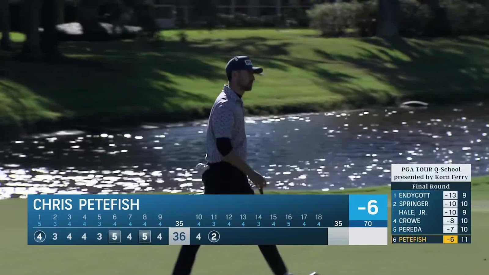 Chris Petefish makes birdie at PGA TOUR Q-School