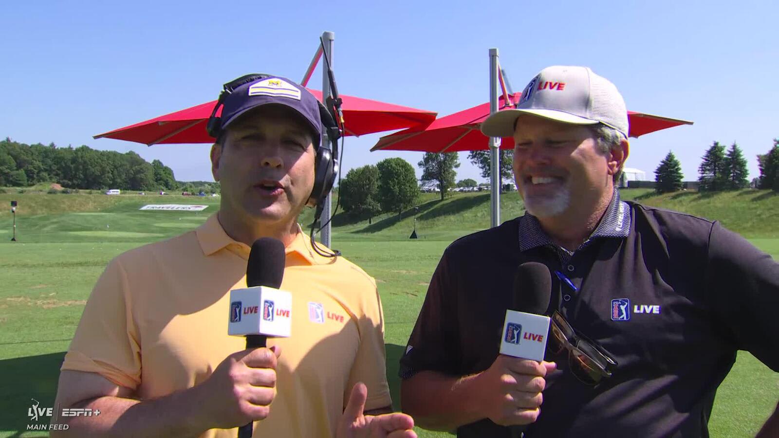 NFL Insider Adam Schefter makes PGA TOUR LIVE debut at Travelers