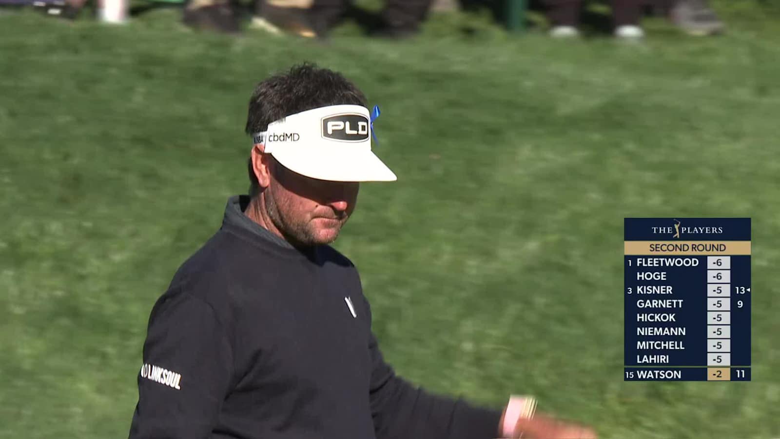 Bubba Watson sinks 14-foot birdie putt at THE PLAYERS