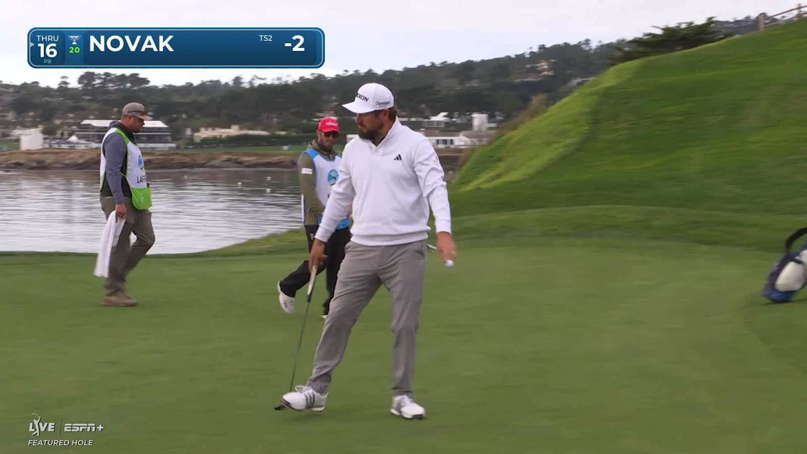 Andrew Novak's quality tee shot leads to birdie at AT&T Pebble Beach