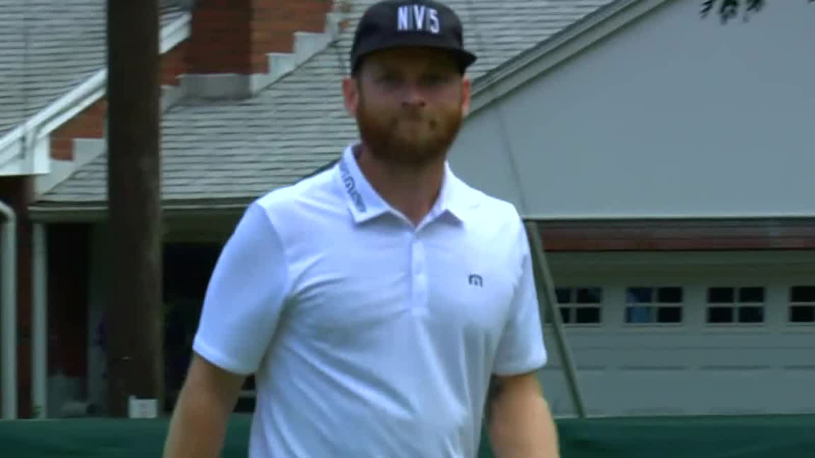 Tyler McCumber spins it back to set up birdie at Travelers