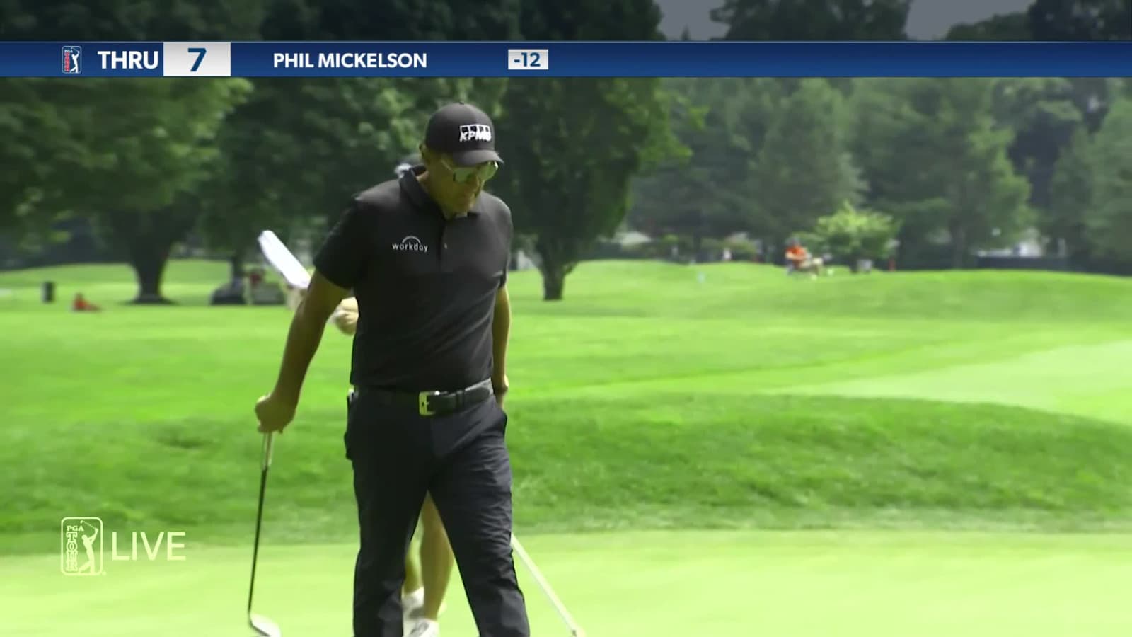 Phil Mickelson’s 21-footer to save par in the final round of the 2020 Travelers