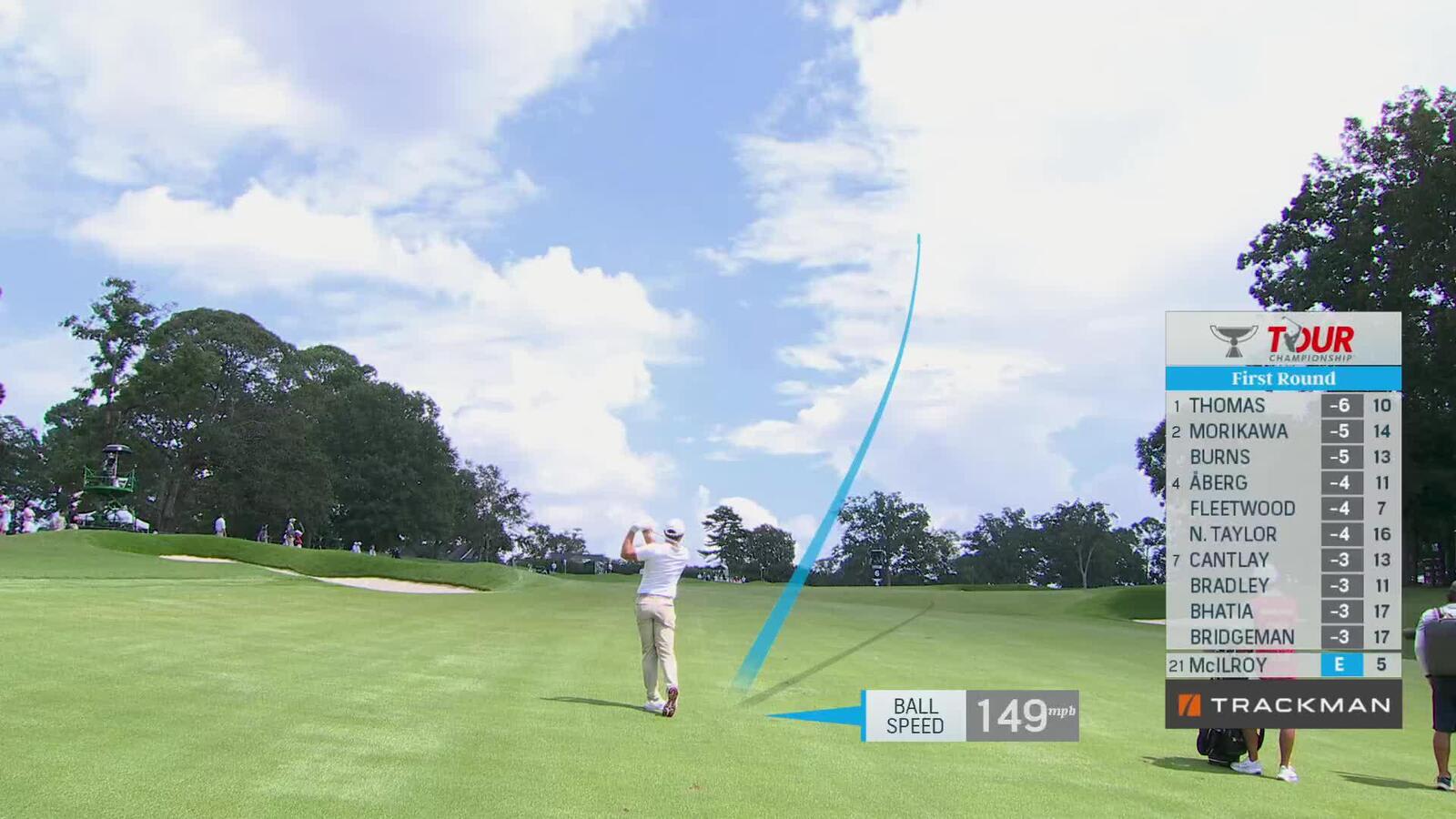 Rory McIlroy drains 29-foot eagle putt at TOUR Championship