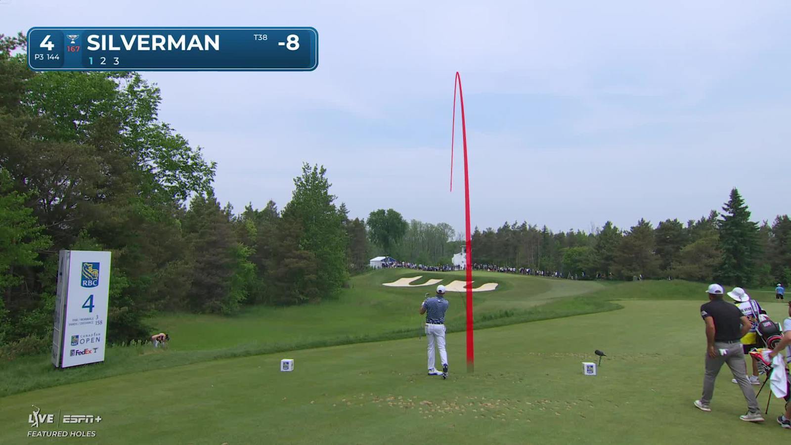 Ben Silverman nearly aces No. 4 at RBC Canadian