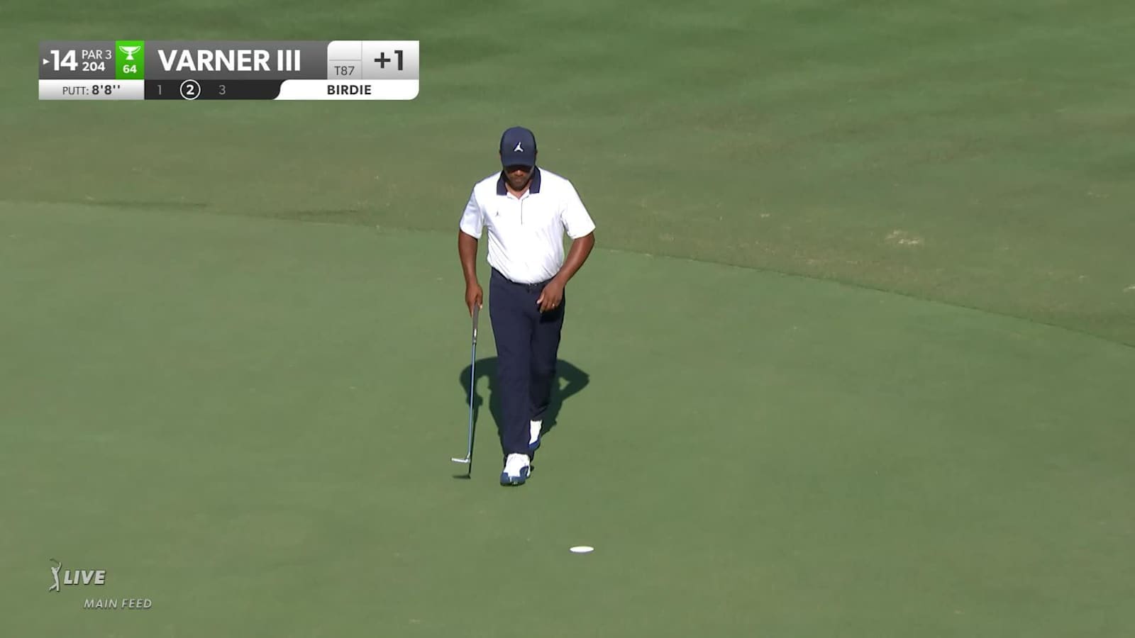 Harold Varner III makes short birdie putt at FedEx St. Jude Champ