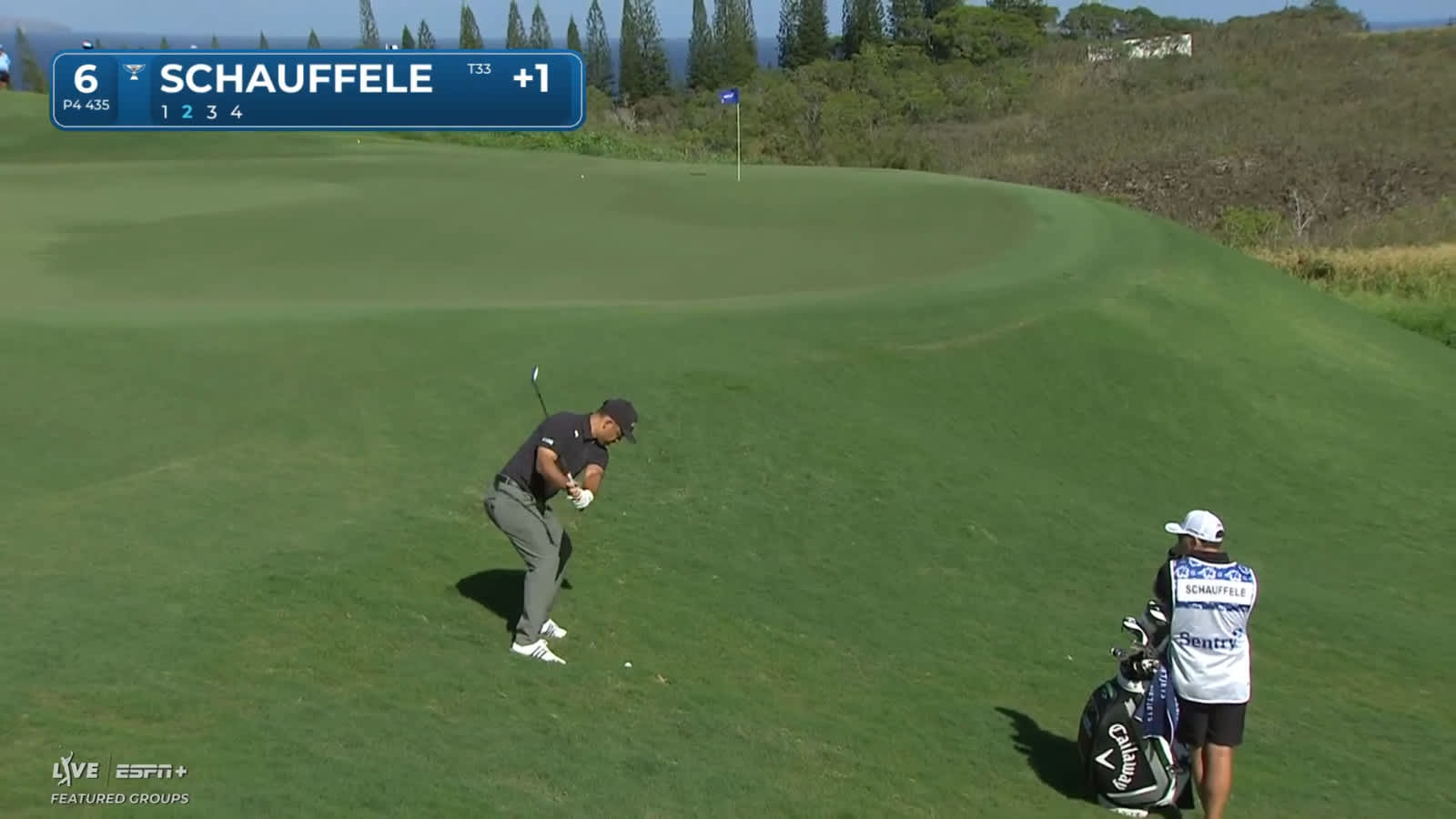 Xander Schauffele gets up-and-down to set up birdie at The Sentry