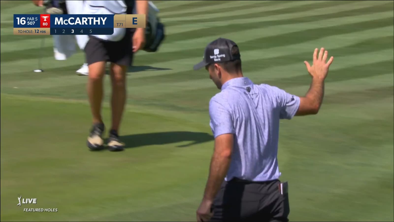 Denny McCarthy holes out for eagle from 35 feet at THE PLAYERS