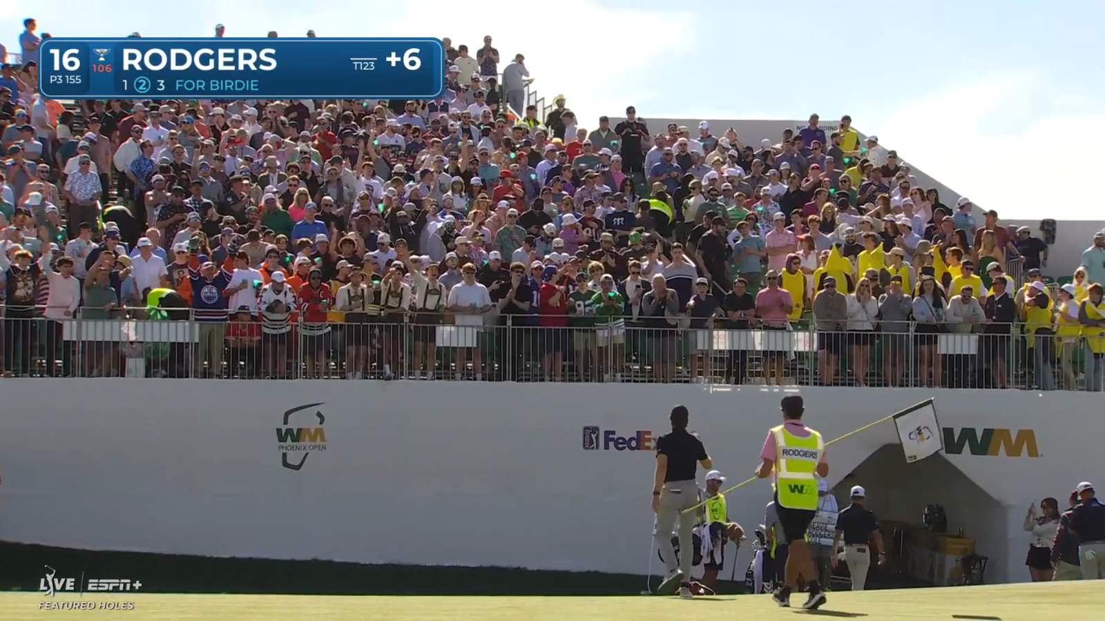 Patrick Rodgers dials in tee shot to set up birdie at WM Phoenix Open