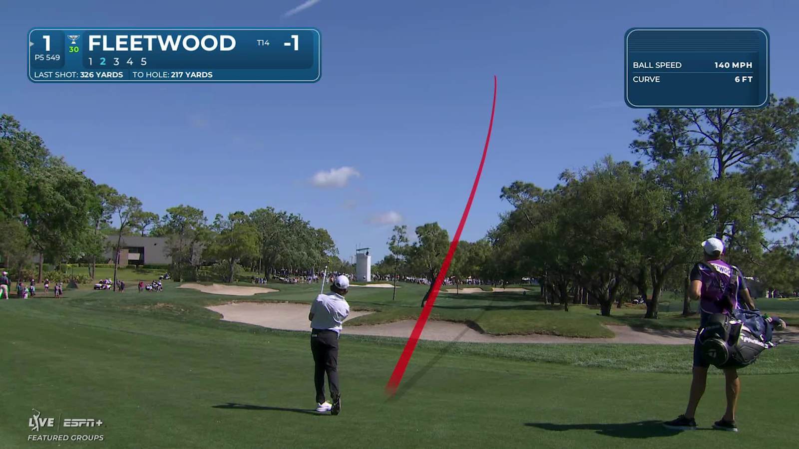 Tommy Fleetwood reaches in two with draw and birdies at Valspar