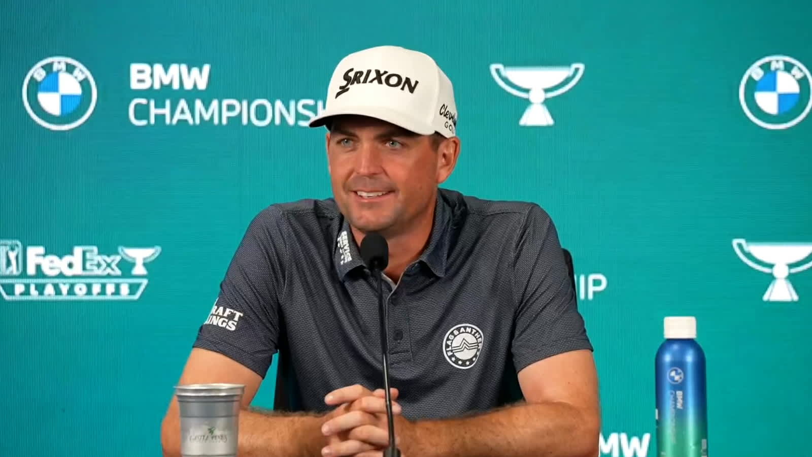 Keegan Bradley news conference after winning BMW Championship