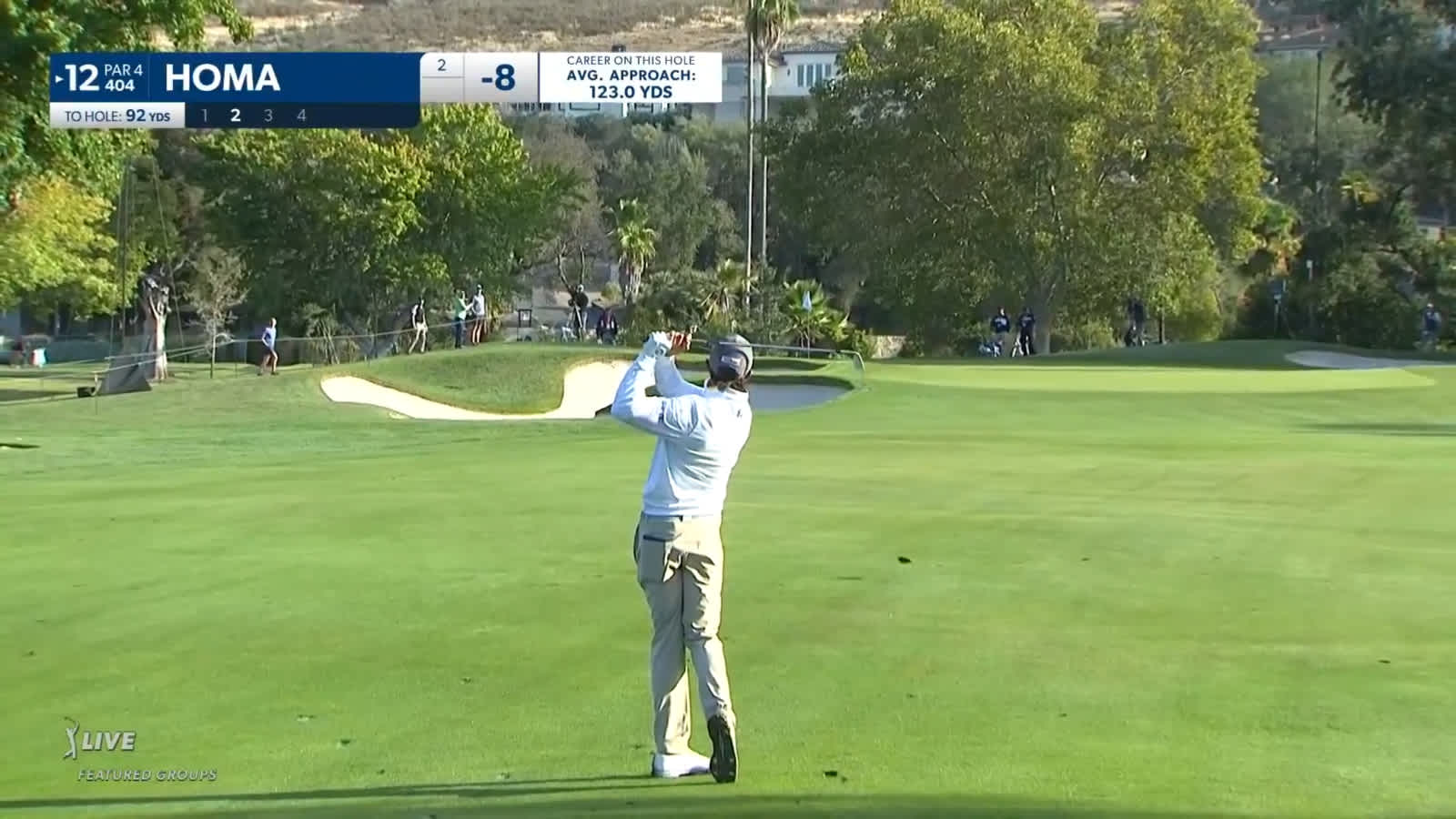 Max Homa spins approach to set up birdie putt at Fortinet Champ