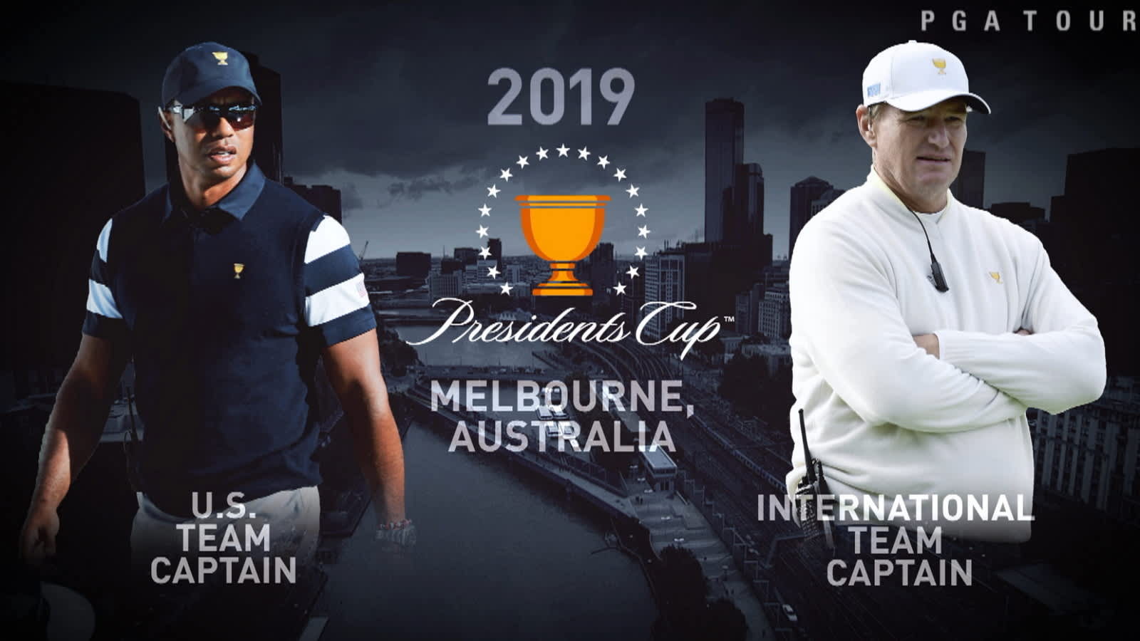 Tiger Woods and Ernie Els to serve as captains for 2019 Presidents Cup