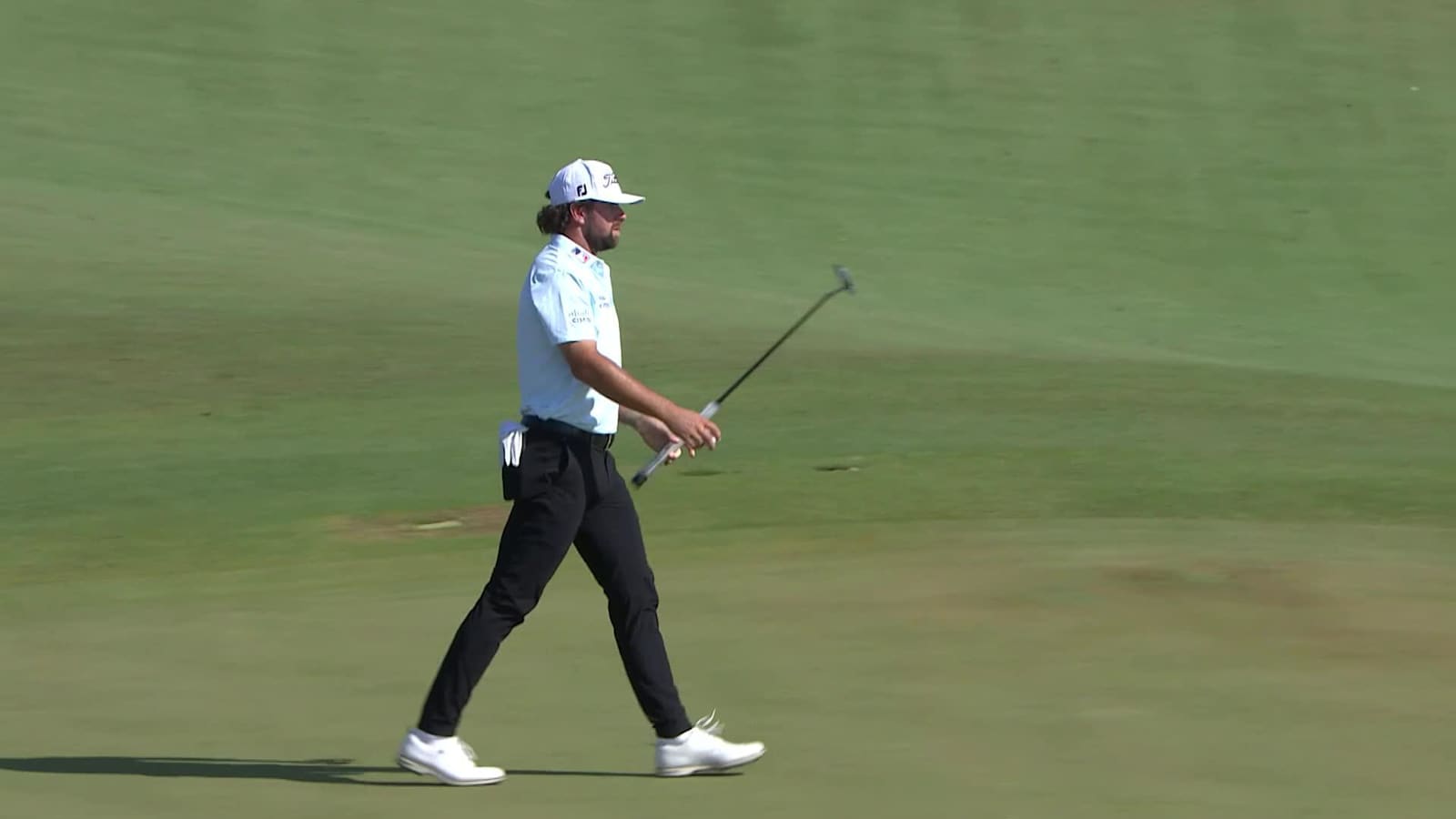 Cameron Young makes short birdie putt at World Wide Technology