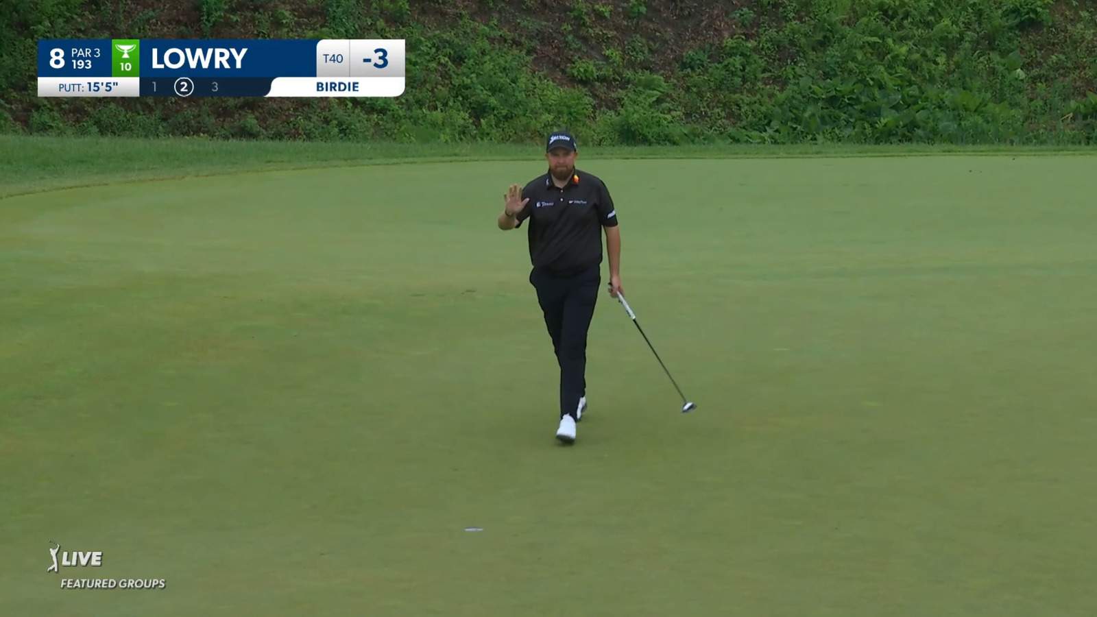 Shane Lowry makes 15-footer for birdie at RBC Canadian