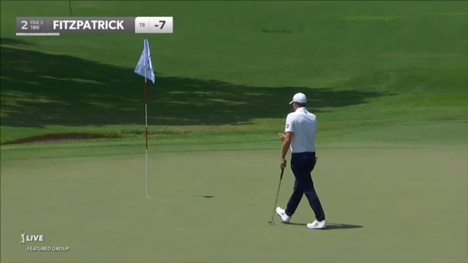 Matt Fitzpatrick makes 11-foot putt for birdie at TOUR Championship