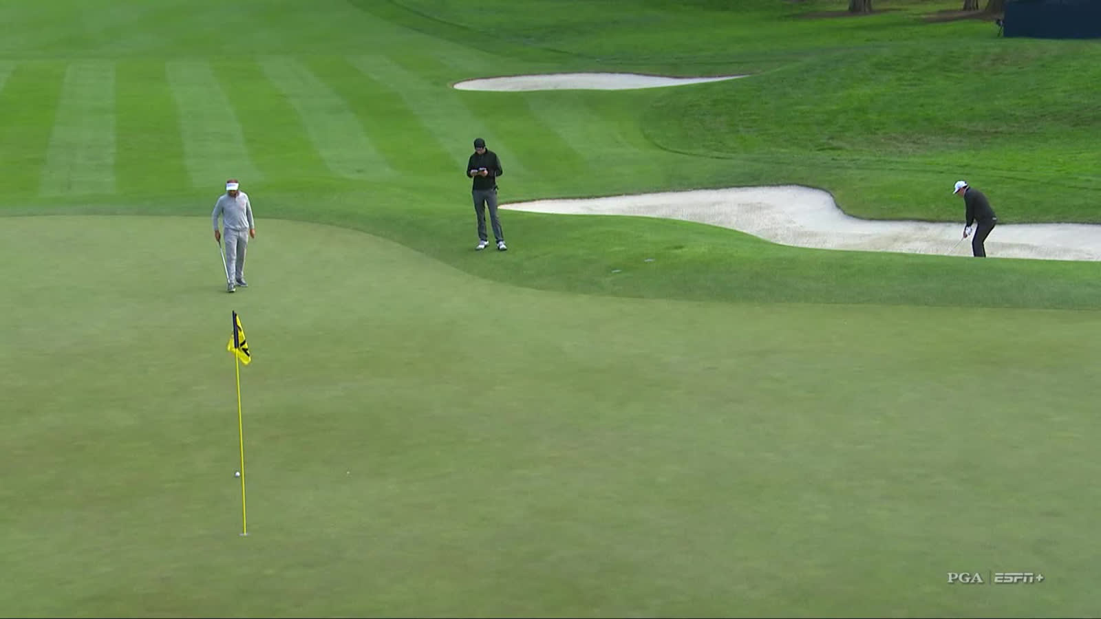 Rich Berberian Jr. hole-out bunker shot at PGA Championship