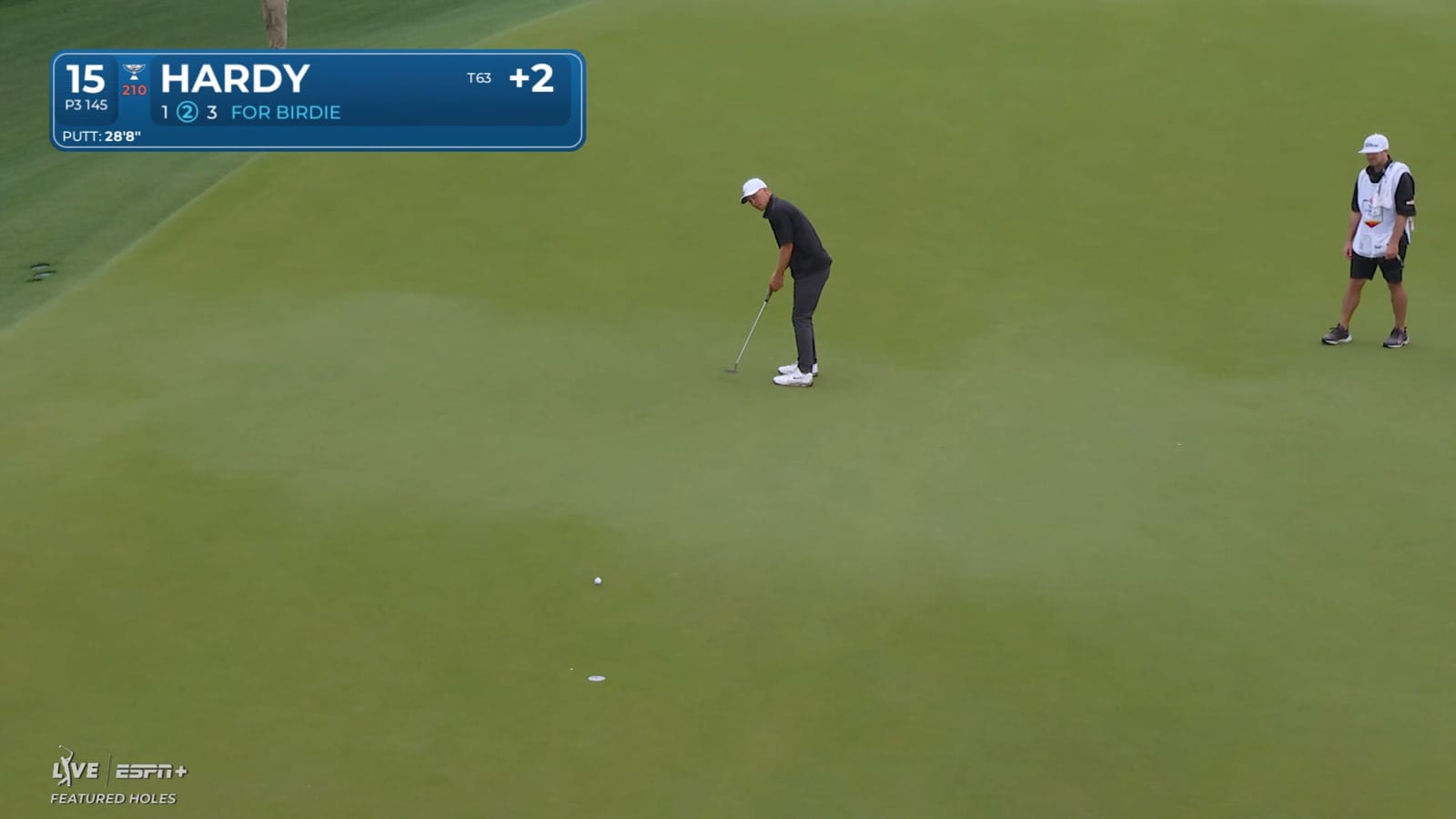 Nick Hardy drains 28-footer for birdie at Houston Open