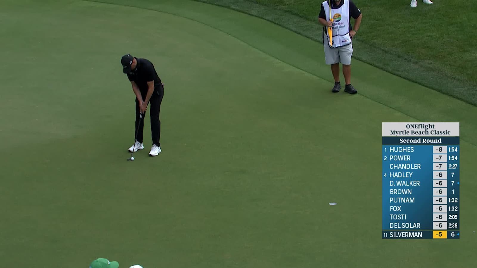 Ben Silverman makes birdie on No. 16 at ONEflight Myrtle
